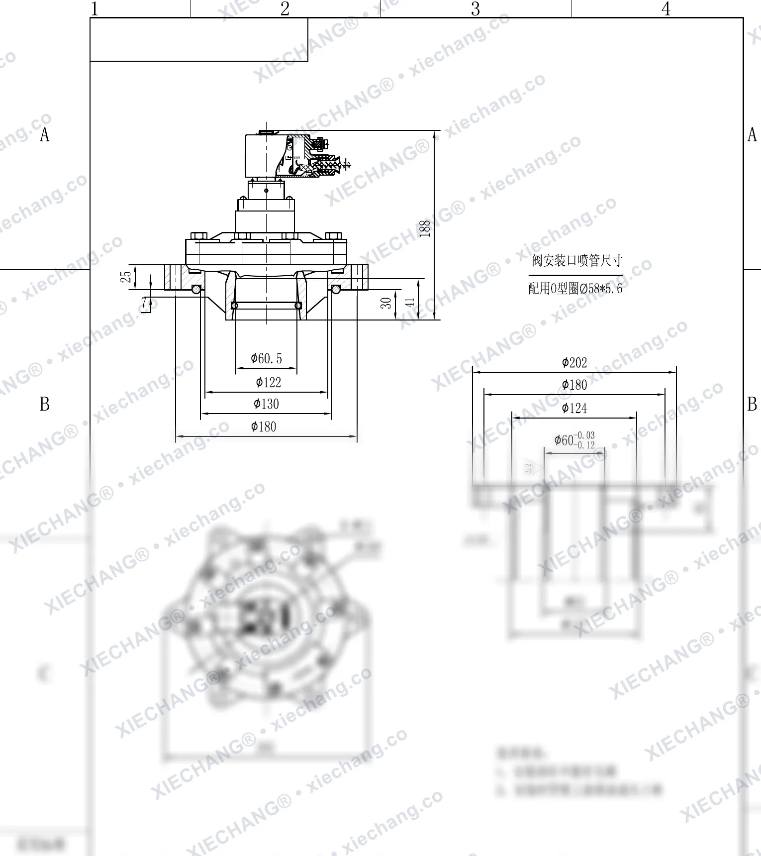 DCF-F-Y-50S · 2" · katup pulse tipe benam (immersed) explosion-proof — Gambar pemasangan