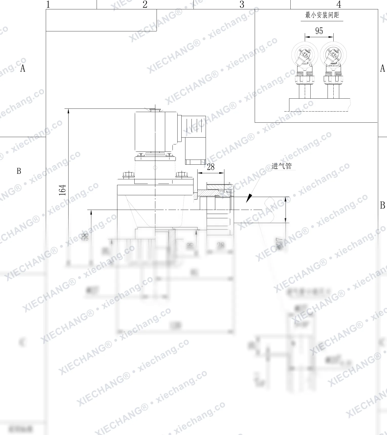 DCF-ZM-20-C · 3/4" · katup pulse ulir luar — Gambar pemasangan