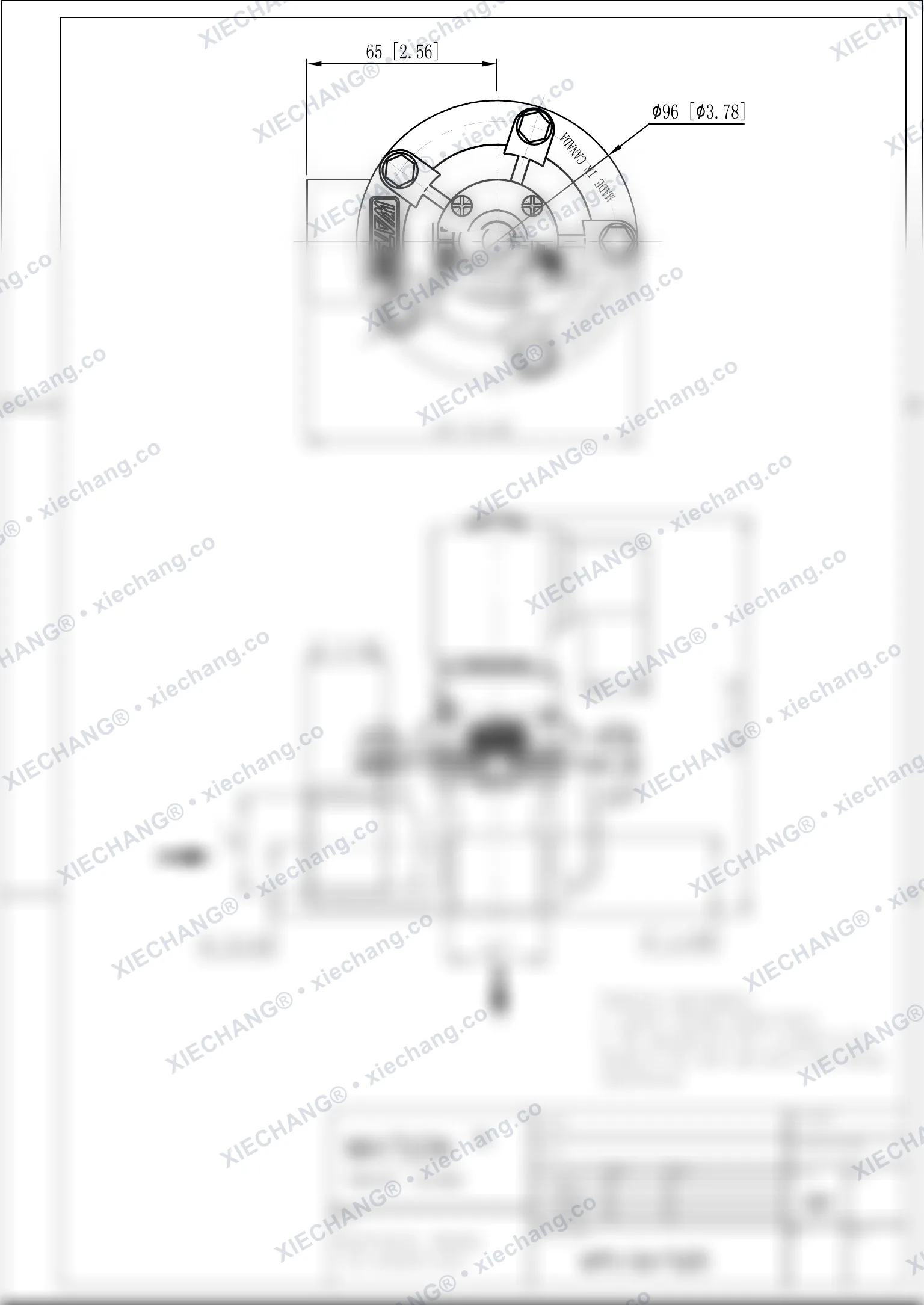 WPS-CA/TG25 · katup tipe siku (right-angle) — Gambar Pemasangan