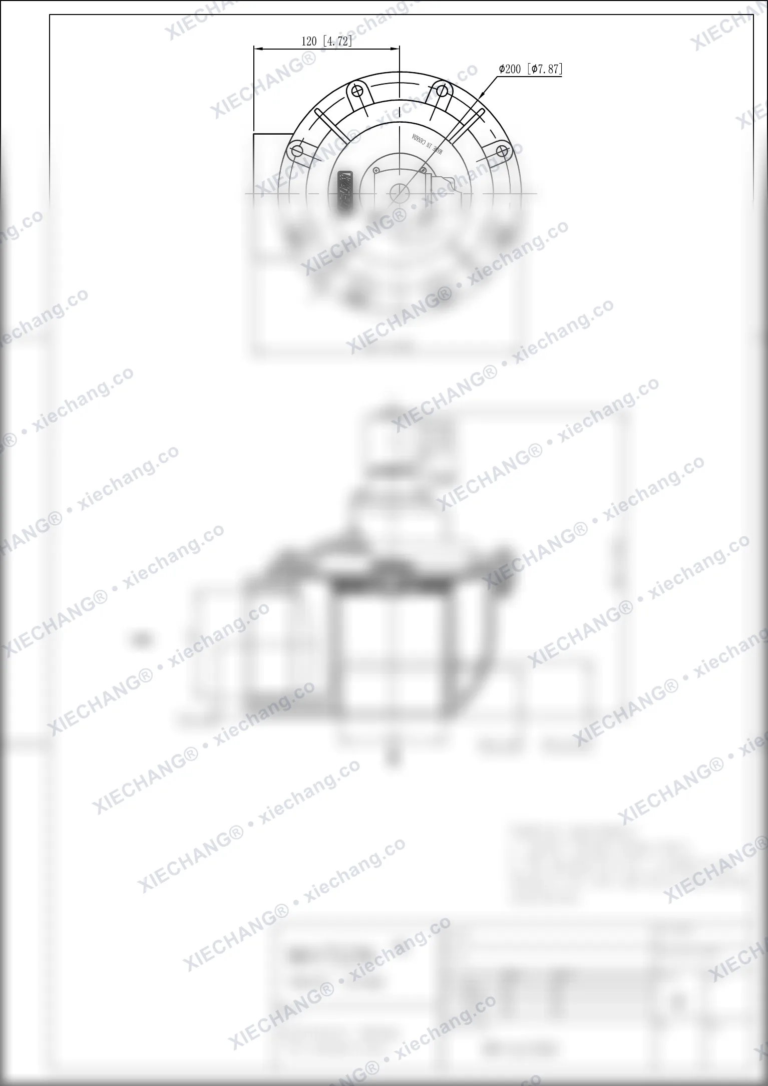 WPS-CA/TG76 · katup tipe siku (right-angle) — Gambar Pemasangan