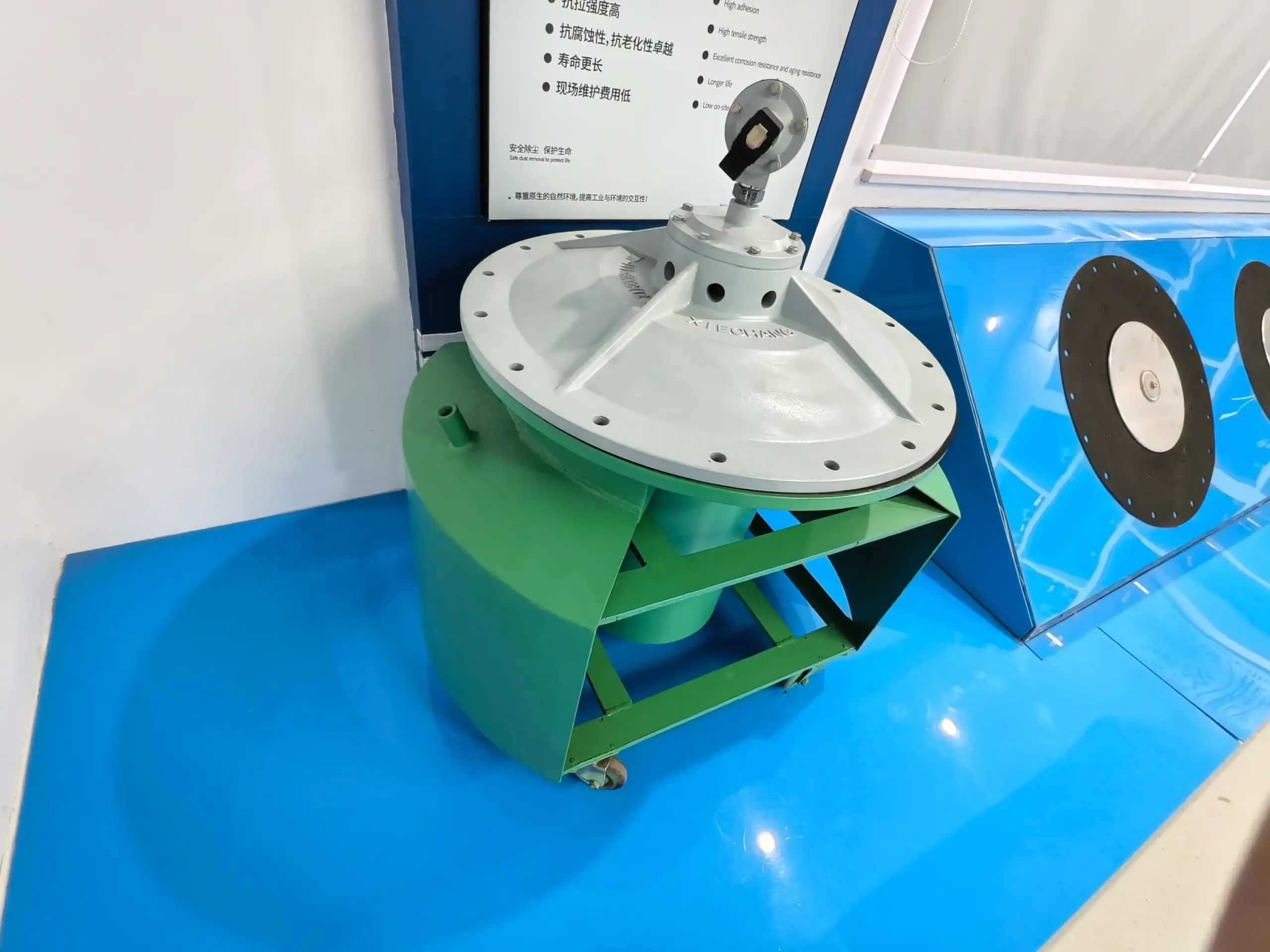 Detail sisi katup pulse diameter besar DMY-III