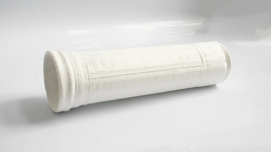 Kantong filter spunlace PTFE untuk gas buang korosif