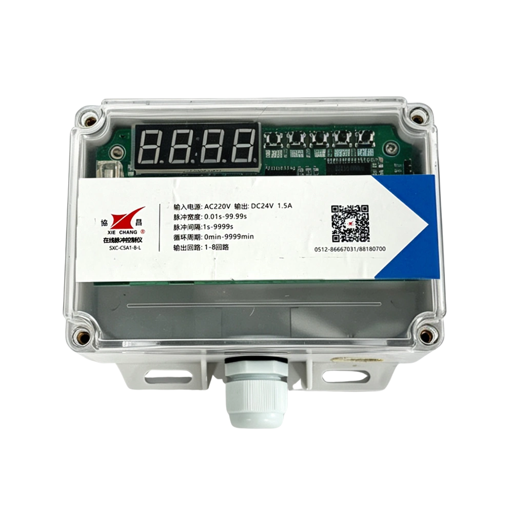 Instrumen kontrol pulse jet SXC-C5A1-8-L Xiechang®, 8 kanal output